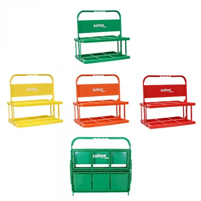 Cesto para 6 bebedouros de 1L em plástico