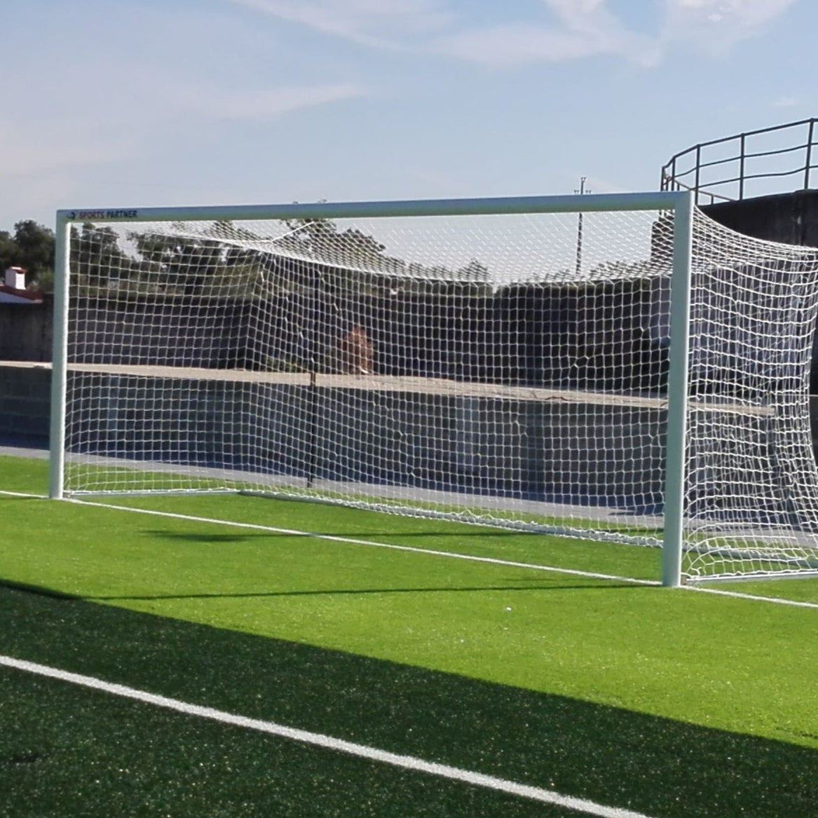 Par de Redes de Futebol 11 Tipo Caixa -  polipropileno de 4 mm de espessura, com malha hexagonal