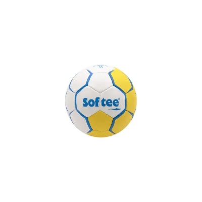 Bola de Andebol de competição Softee Flash Elite. 32 paineis de couro sintético de alta qualidade cosidos à mão