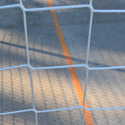 Par de Redes de Mini-Andebol/Futsal em Polipropileno sem nós, de 3mm de espessura,malha 100mm