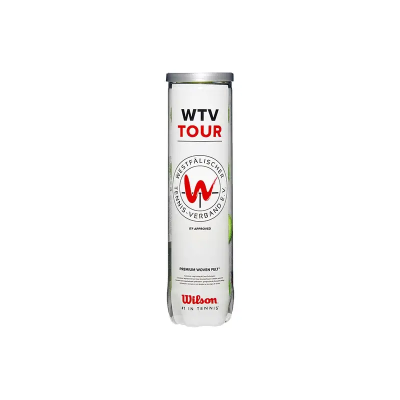 Bola de Ténis Wilson NVT Tour (tubo com 4 bolas)