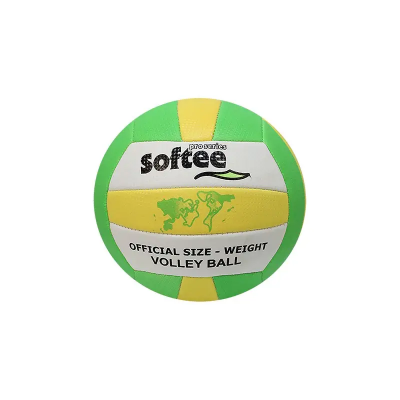 Bola de voleibol em borracha com teia em nylon soft touch oficial