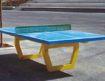 Mesa de pingpong em betão