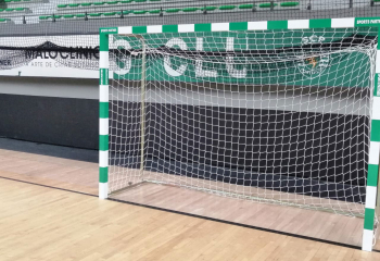 Par de redes de Andebol/Futsal em Polipropileno sem nós, 4mm de espessura, malha 100mm